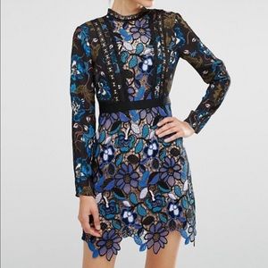 Self-Portrait
Maxine Floral Lace Mini Dress